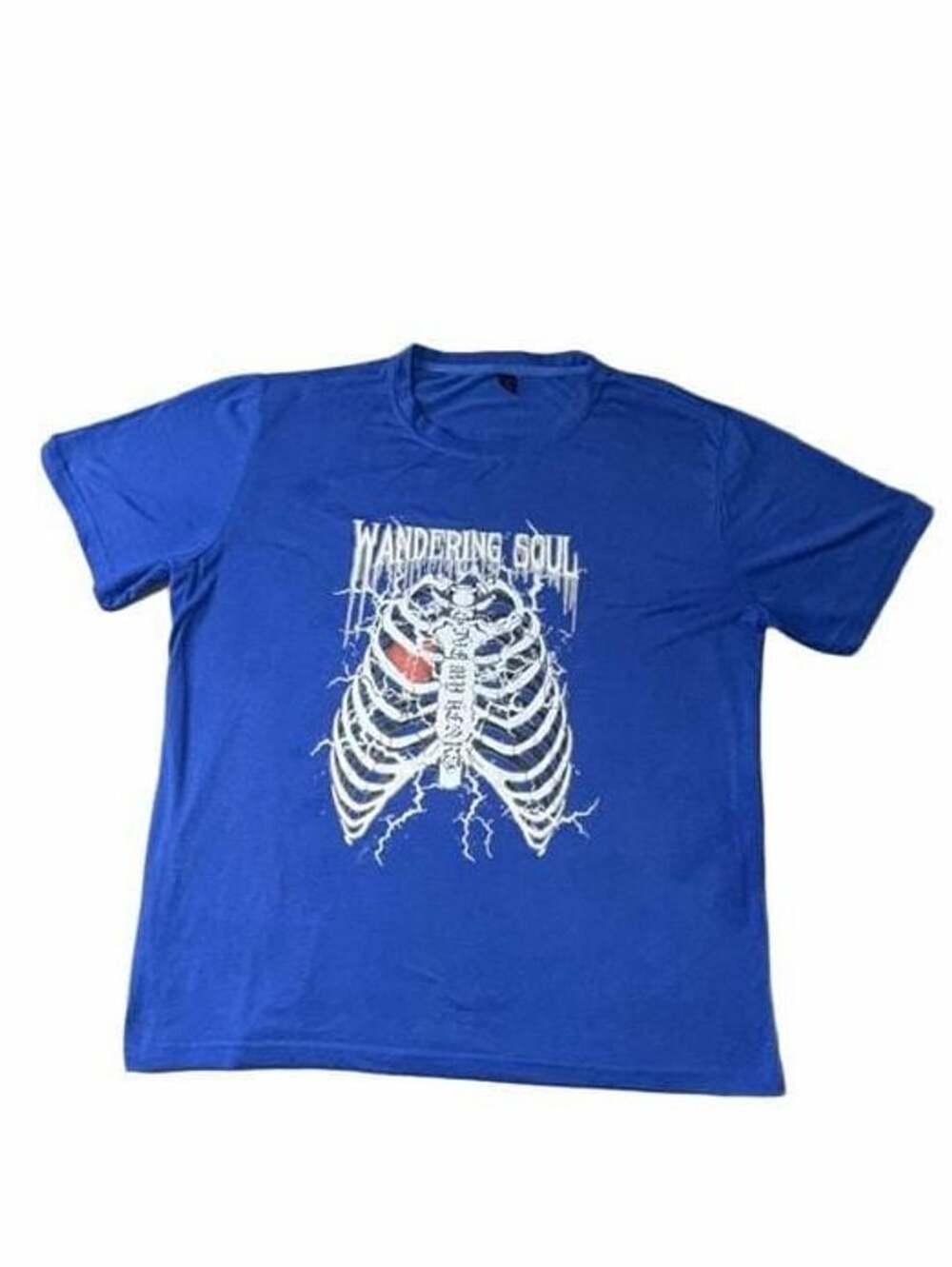 Romwe Aesthetic on Lock Royal Blue Wandering Soul